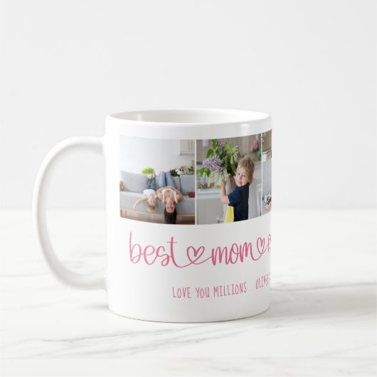 Beste Mama je Niedliche Buchstaben I Liebe Sie 6 F Kaffeetasse (Links)