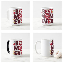 Beste Mama je Niedlicher Muttertag im Herzen Kaffeetasse