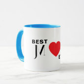 Beste MAMA je | Niedlicher Muttertagsgeschenk Tasse (Vorderseite Links)