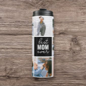 Beste Mama je Niedlicher Script-FotoCollage Thermosbecher
