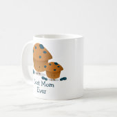 Beste Mama je Niedliches Blueberry-Muffin-Lebensmi Kaffeetasse (Vorderseite Links)