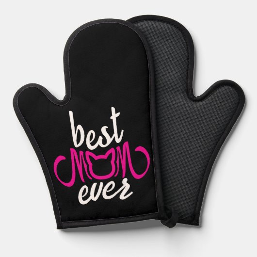 Beste Mama je Ofenhandschuh (Vorderseite/Rückseite)