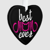 Beste Mama je Ornament (Vorderseite)