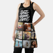 Beste Mama je Personalisiert 12 FotoCollage Black Schürze (InSitu)