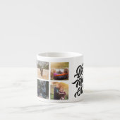 Beste Mama je Personalisiert 6 FotoCollage Espressotasse (Vorderseite)