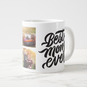 Beste Mama je Personalisiert 6 FotoCollage Jumbo-Tasse