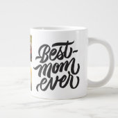 Beste Mama je Personalisiert 6 FotoCollage Jumbo-Tasse (Rechts)
