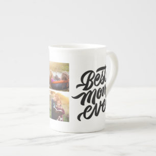 Beste Mama je Personalisiert 6 FotoCollage Porzellantasse