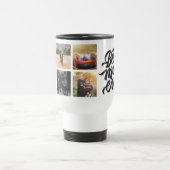 Beste Mama je Personalisiert 6 FotoCollage Reisebecher (Mittel)