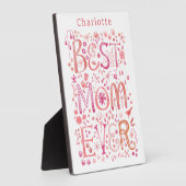 Beste Mama je Personalisiert Fotoplatte (Seite)