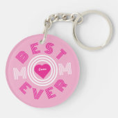 Beste Mama je Personalisiert Schlüsselanhänger (Rückseite)