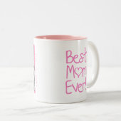 Beste Mama je! Personalisiert Zweifarbige Tasse (VorderseiteRechts)