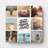 Beste Mama je Personalisierte FotoCollage Fotoplatte (Vorderseite)