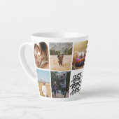 Beste Mama je Personalisierte FotoCollage Milchtasse (Linke Ecke)