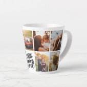 Beste Mama je Personalisierte FotoCollage Milchtasse (Rechte Ecke)