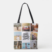 Beste Mama je Personalisierte FotoCollage Tasche (Rückseite)