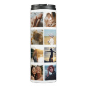 Beste Mama je Personalisierte FotoCollage Thermosbecher (Rückseite)