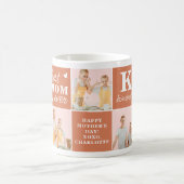 Beste MAMA je Personalisierte Monogramm-FotoCollag Kaffeetasse (Mittel)