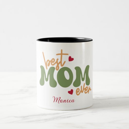 Beste Mama je Personalisierte Tasse von Skriptname (Mittel)