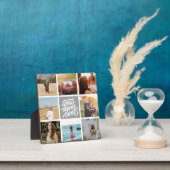 Beste Mama je Personalisierter FotoCollage Grau Fotoplatte (InSitu)