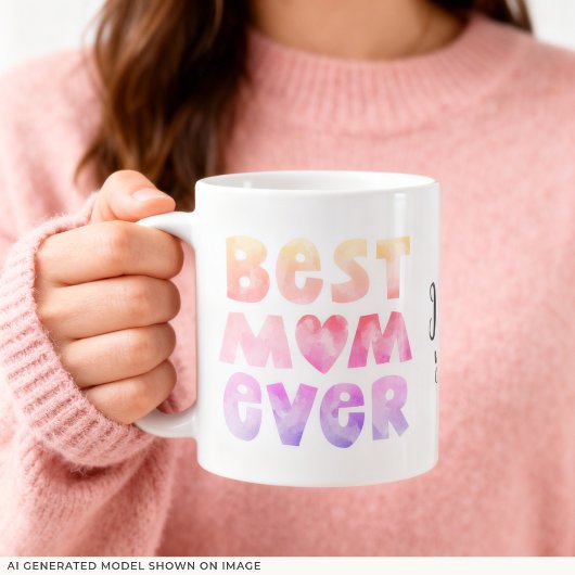 Beste Mama je personalisierter Mug Kaffeetasse