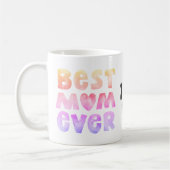 Beste Mama je personalisierter Mug Kaffeetasse (Links)