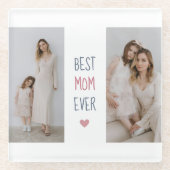 Beste Mama je Personalisierter Untersetzer (Vorderseite)