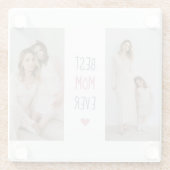 Beste Mama je Personalisierter Untersetzer (Rückseite)