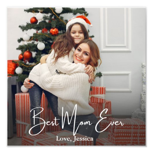 Beste Mama je Personalisiertes Foto (Vorne)