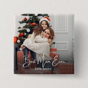 Beste Mama je Personalisiertes Foto Button