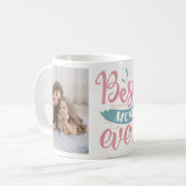 Beste Mama je Personalisiertes Foto Kaffeetasse (Vorderseite Links)