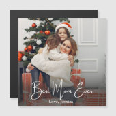 Beste Mama je Personalisiertes Foto Magnetkarte (Vorne/Hinten)