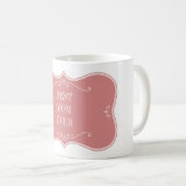 BESTE MAMA JE!PINK FRAME MATTIERT KAFFEETASSE (VorderseiteRechts)