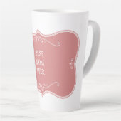 BESTE MAMA JE!PINK FRAME MATTIERT MILCHTASSE (Rechte Ecke)