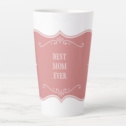 BESTE MAMA JE!PINK FRAME MATTIERT MILCHTASSE (Vorderseite)