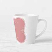 BESTE MAMA JE!PINK FRAME MATTIERTE LATTE TASSE (Rechts)