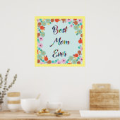 BESTE MAMA JE POSTER (Küche)