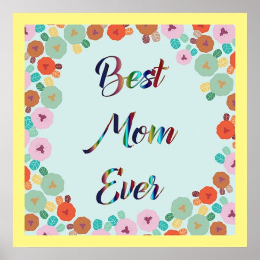 BESTE MAMA JE POSTER (Vorne)