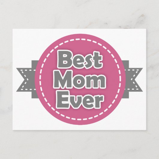 Beste Mama je Postkarte (Vorderseite)
