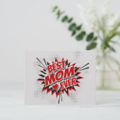 Beste Mama je Postkarte (Stehend Vorderseite)