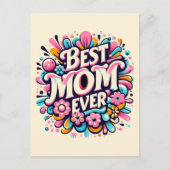 Beste Mama je Postkarte (Vorderseite)