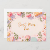 Beste Mama je Postkarte (Vorne/Hinten)