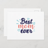 Beste Mama je Postkarte (Vorne/Hinten)