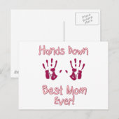 Beste Mama je Postkarte (Vorne/Hinten)