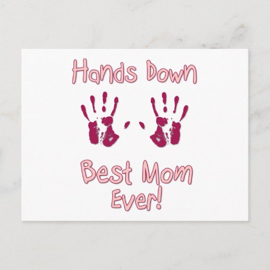 Beste Mama je Postkarte (Vorderseite)