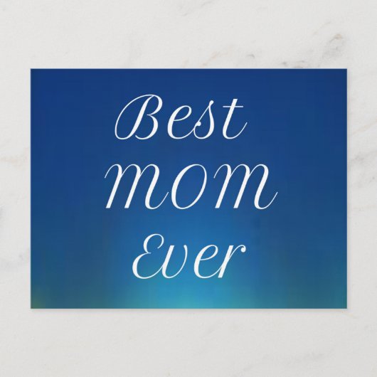 Beste Mama je Postkarte (Vorderseite)