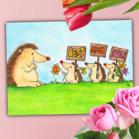 Beste Mama je Postkarte von Nicole Janes
