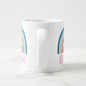 Beste Mama je Regenbogen Jumbo-Tasse (Rückseite)