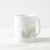 Beste Mama je Regenbogengebirge Kaffeetasse (VorderseiteRechts)