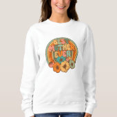 Beste Mama je | Retro Floral Comfy Sweatshirt (Vorderseite)